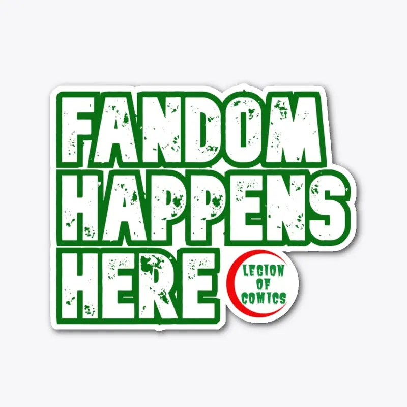 Fandom Happens Here Stickers